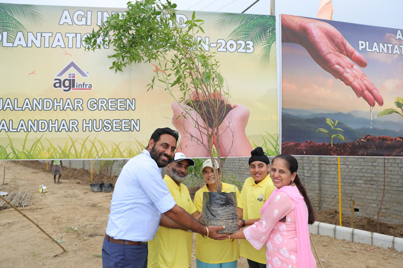 AGI started plantation campaign, will plant 5 thousand saplings