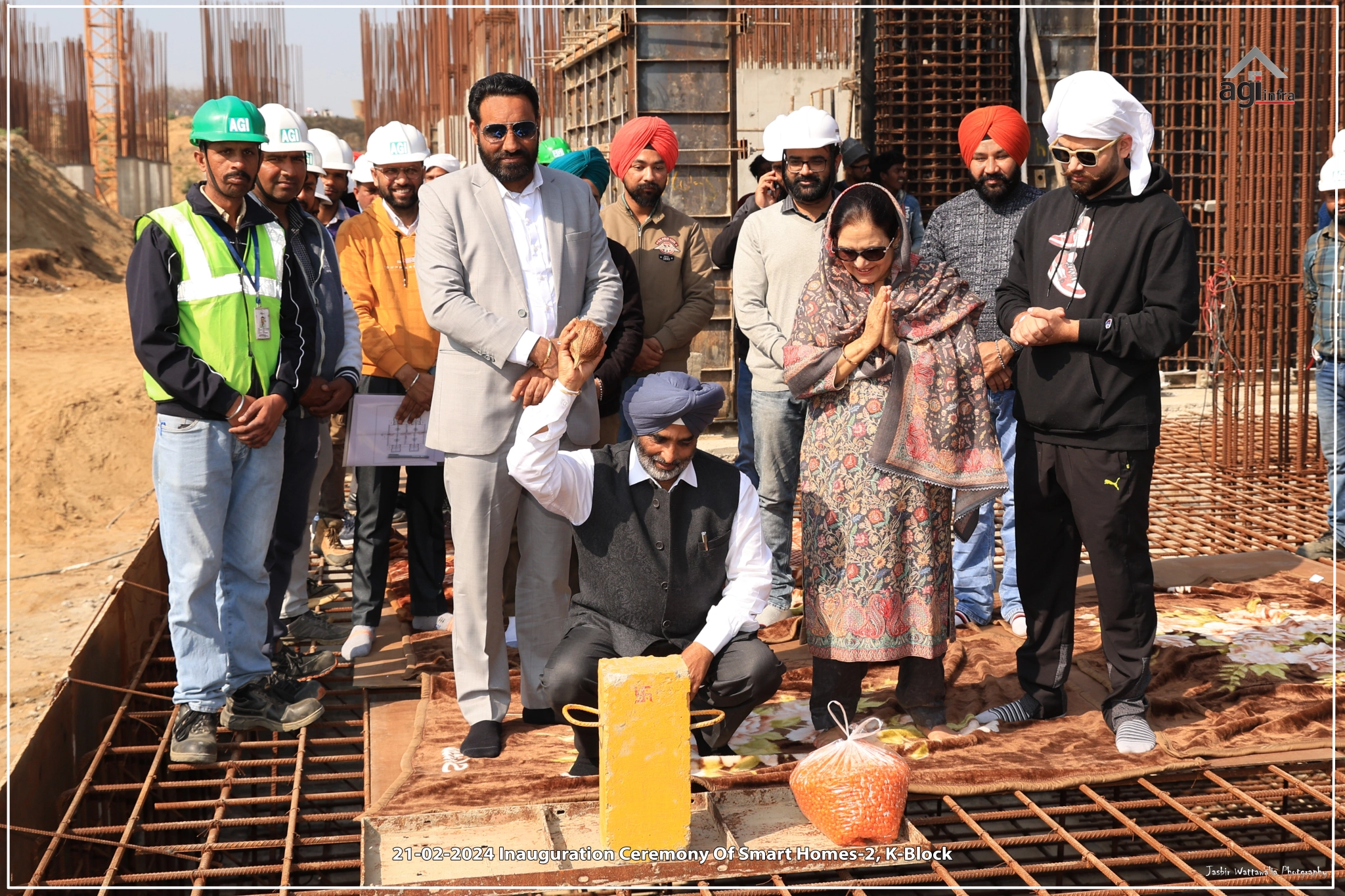 AGI inaugurated the Cast of the ‘Smart Homes-2’ M and K block